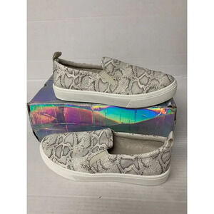.991 Skechers Womens Slip on, Off White, Vegan-US 9 Womens